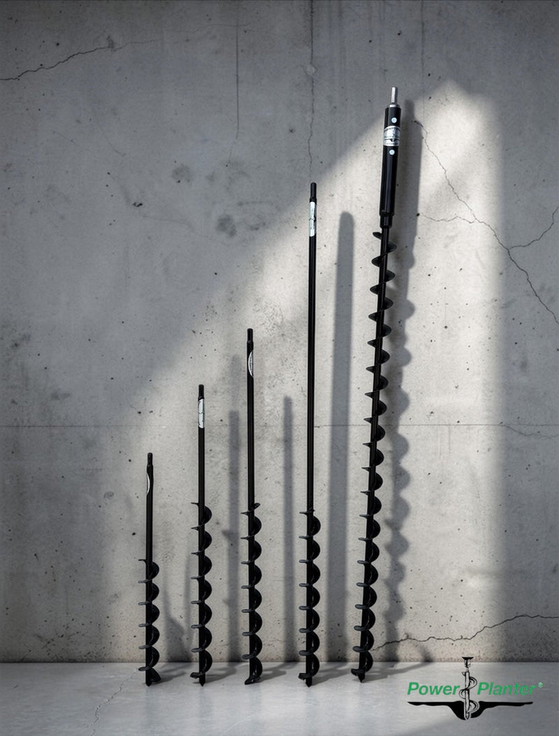 Power Planter Tree Planting Auger Bit (2” x Variable Length)