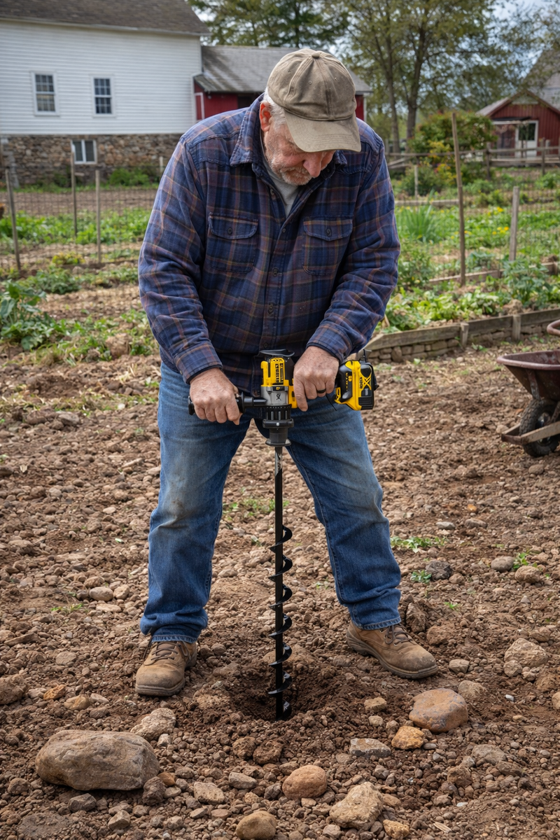 Power Planter Tree Planting Auger Bit (2” x Variable Length)