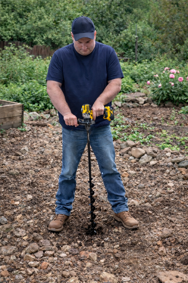 Power Planter Tree Planting Auger Bit (2” x Variable Length)