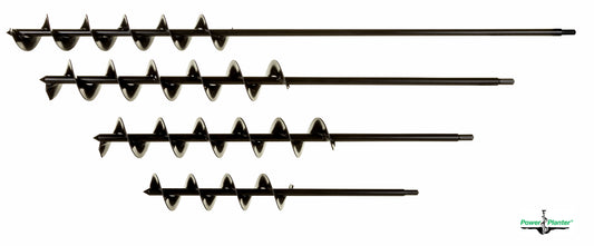 Power Planter Extended Length Bulb Auger (3" x Variable Length)