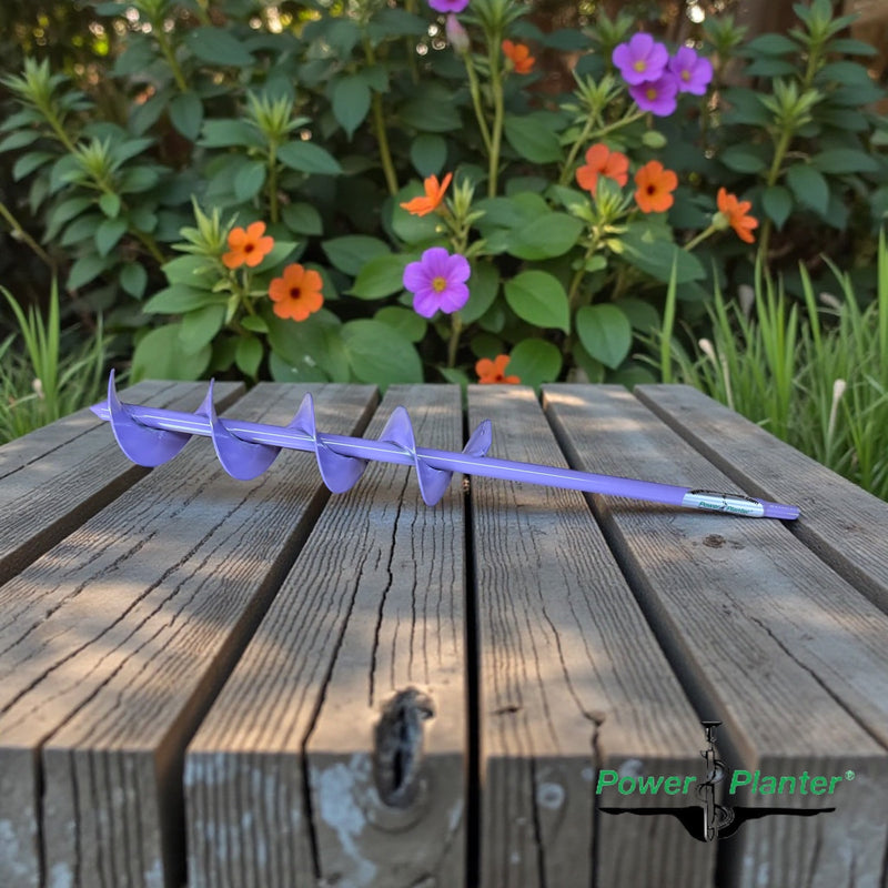 Power Planter Extended Length Bulb Auger (3" x Standing Length)