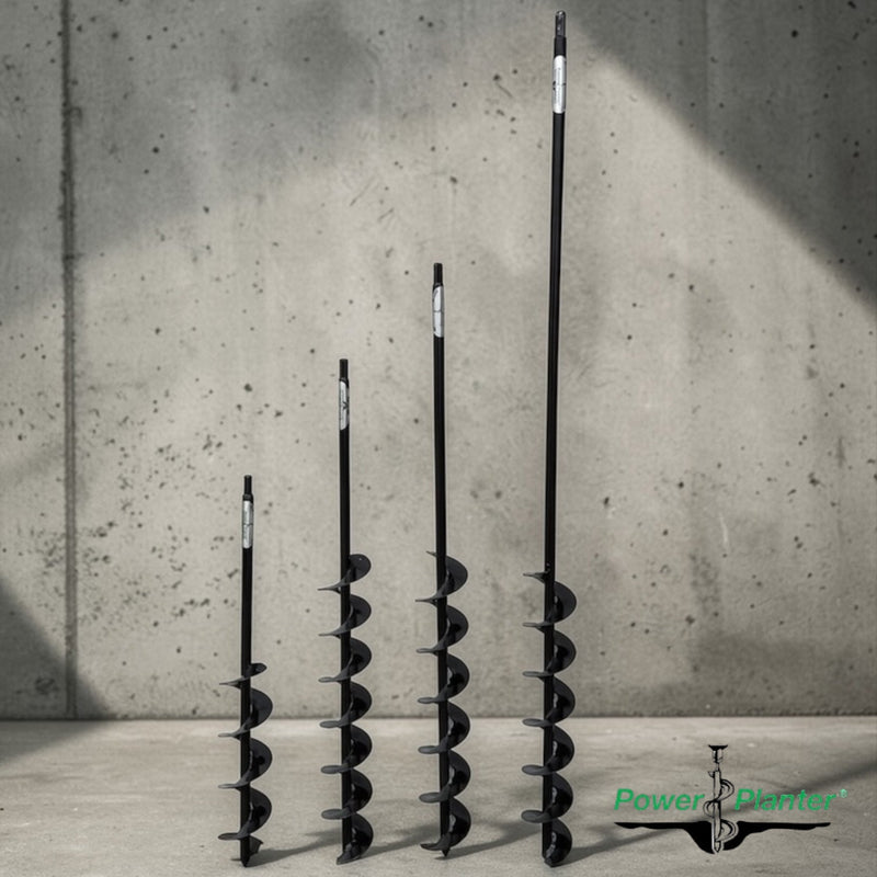 Power Planter Extended Length Bulb Auger (3" x Standing Length)