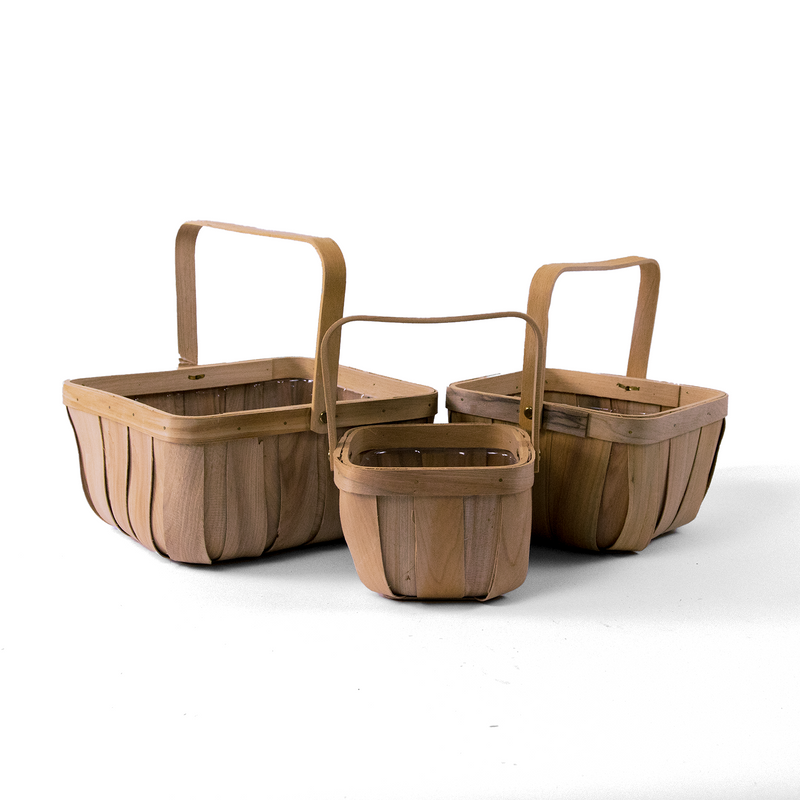 Blond Birch Basket Set