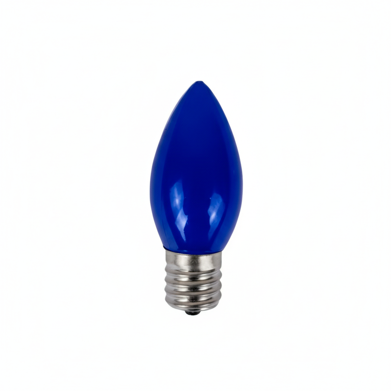 Shatterproof C9 LED Opaque Bulbs (25 Pack)