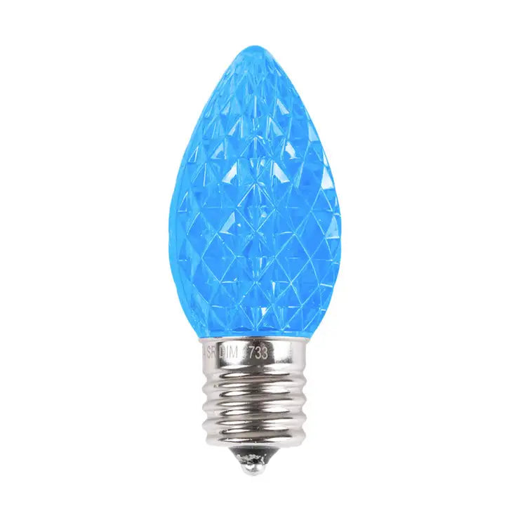 C9 LED Faceted Bulbs (25 Pack)