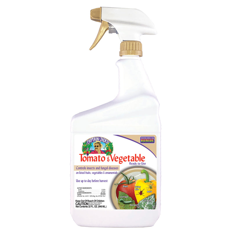 Captain Jack's 3-in-1 Tomato & Vegetable Spray RTU 32 oz
