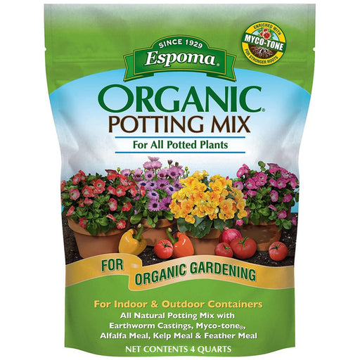 potting mix outdoor plants Espoma, Potting Organic Mix, 4 Qt