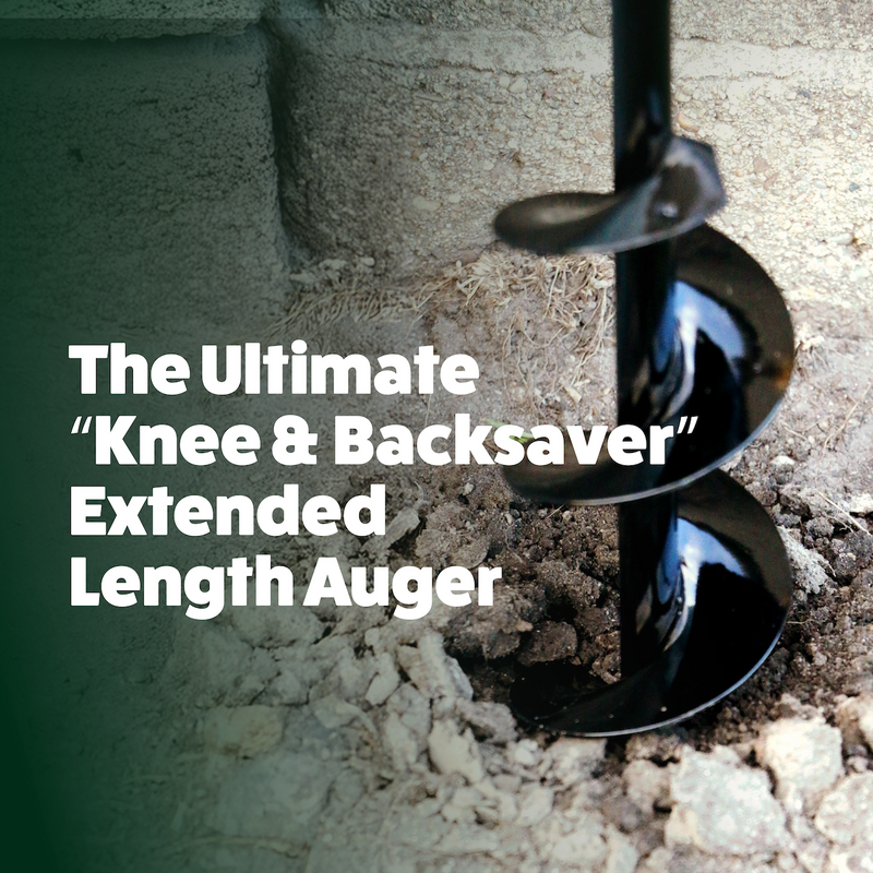 Power Planter Extended Length Bulb Auger (3" x Standing Length)