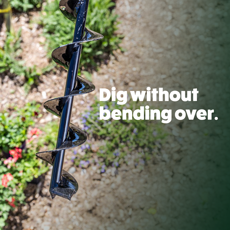 Power Planter Extended Length Bulb Auger (3" x Standing Length)