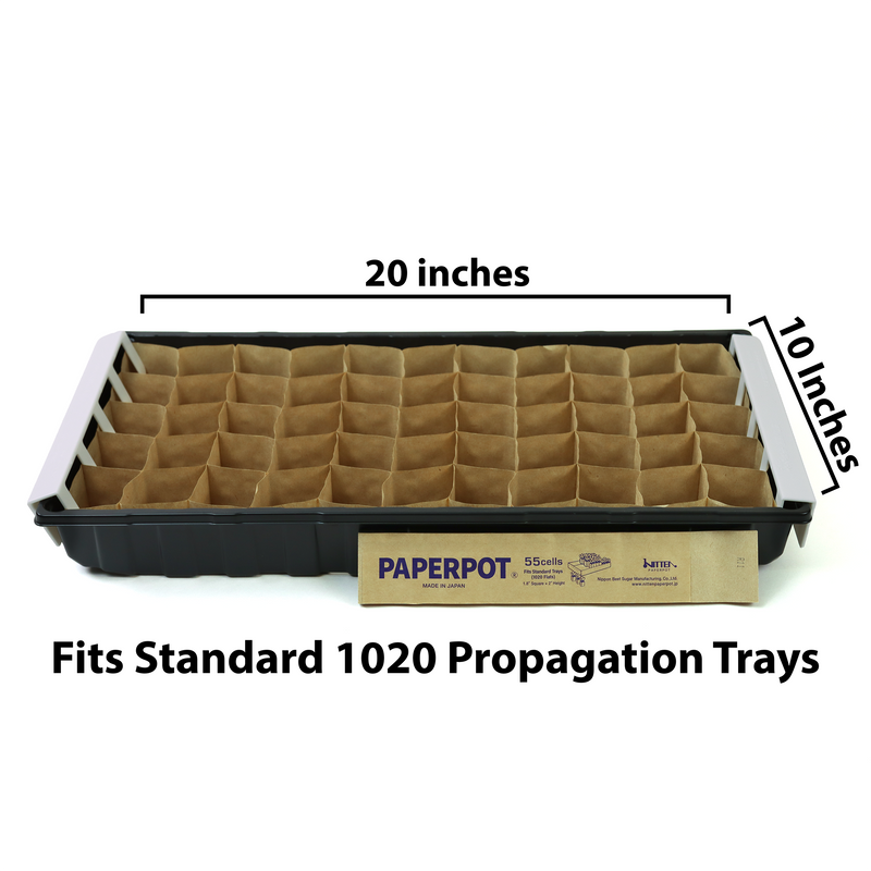 japanese paper pot planter 55 Cell Paper Pots (10x20")