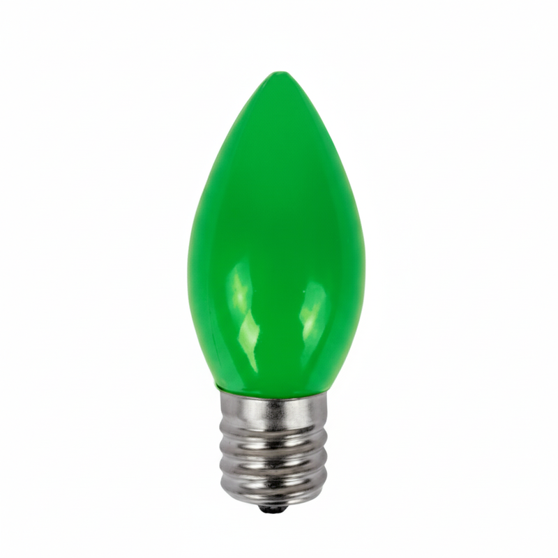 Shatterproof C9 LED Opaque Bulbs (25 Pack)