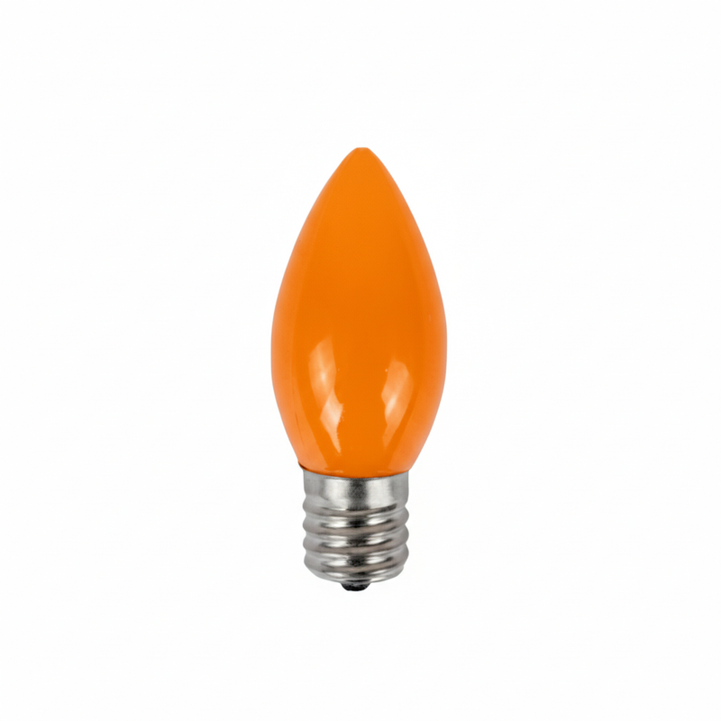 Shatterproof C9 LED Opaque Bulbs (25 Pack)