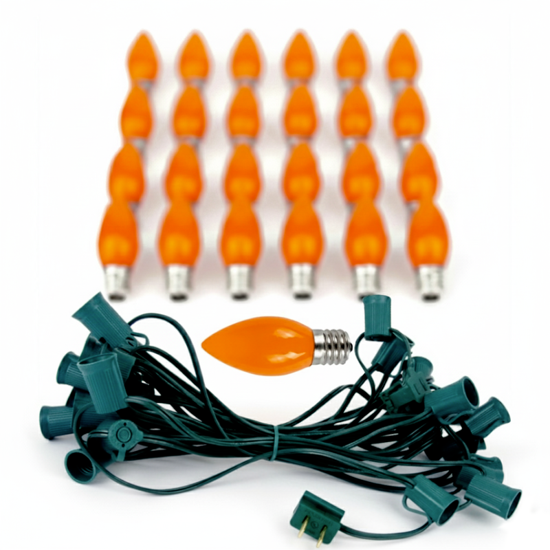 Shatterproof C9 Bulbs LED Opaque String Light (25 Feet)