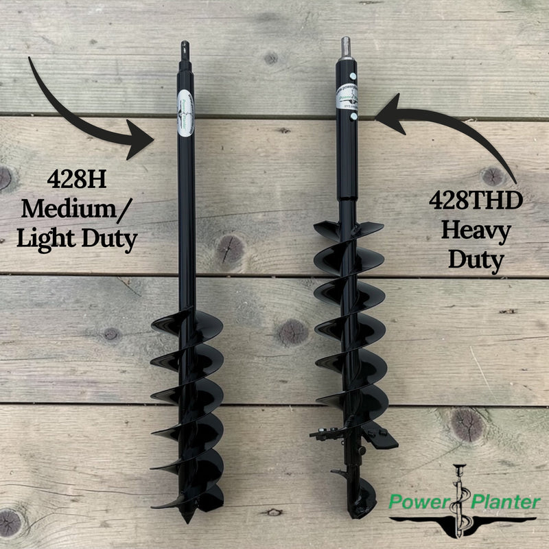 Power Planter Large Bulb Auger (4” x 28”)