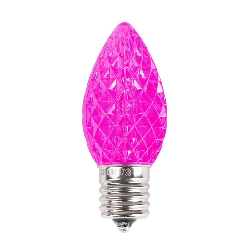 C9 LED Faceted Bulbs (25 Pack)