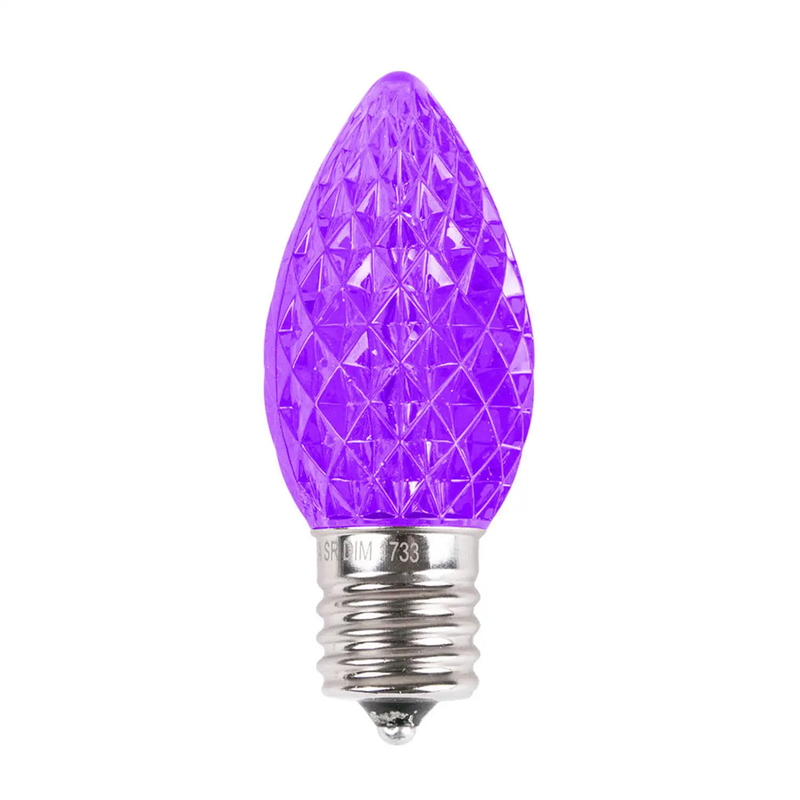 C9 LED Faceted Bulbs (25 Pack)