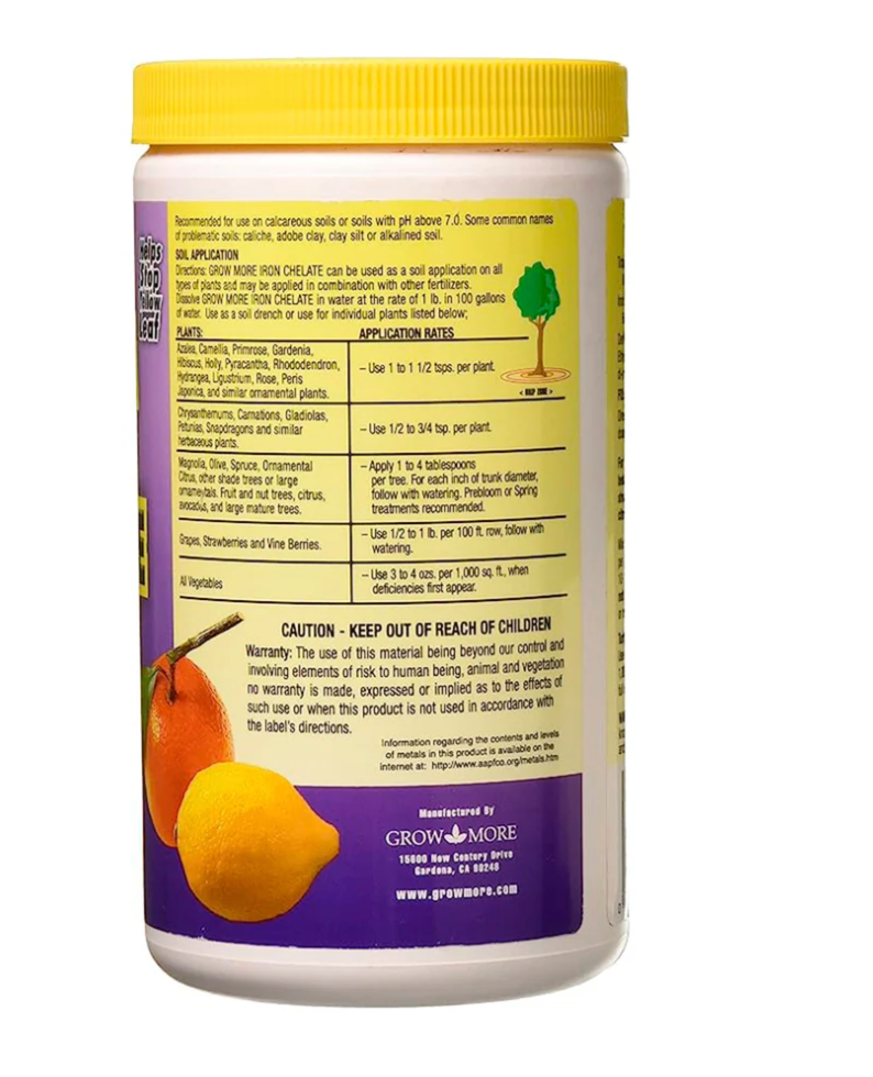 Grow More EDDHA IRON CHELATE 6% (1 lb)