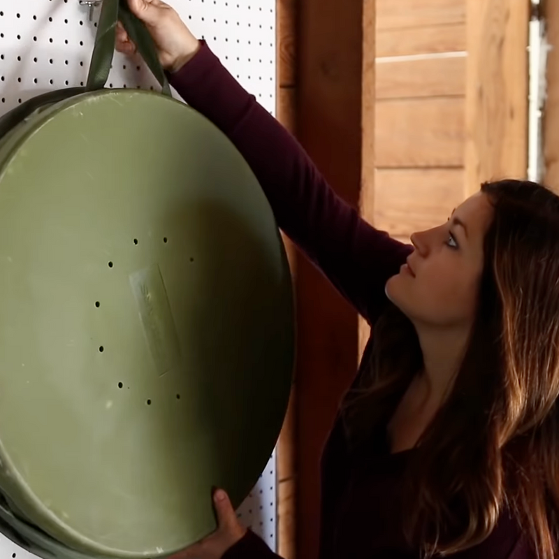 Fiskars HardShell Kangaroo Pop-Up Bag 30 gal