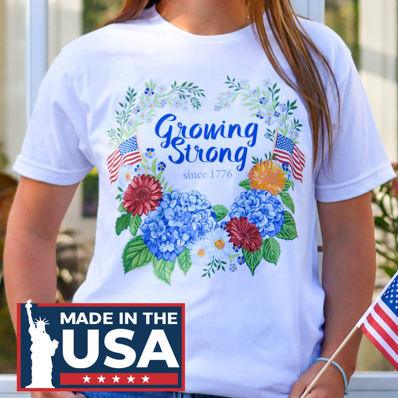 Growing Strong! July 4th T-shirt