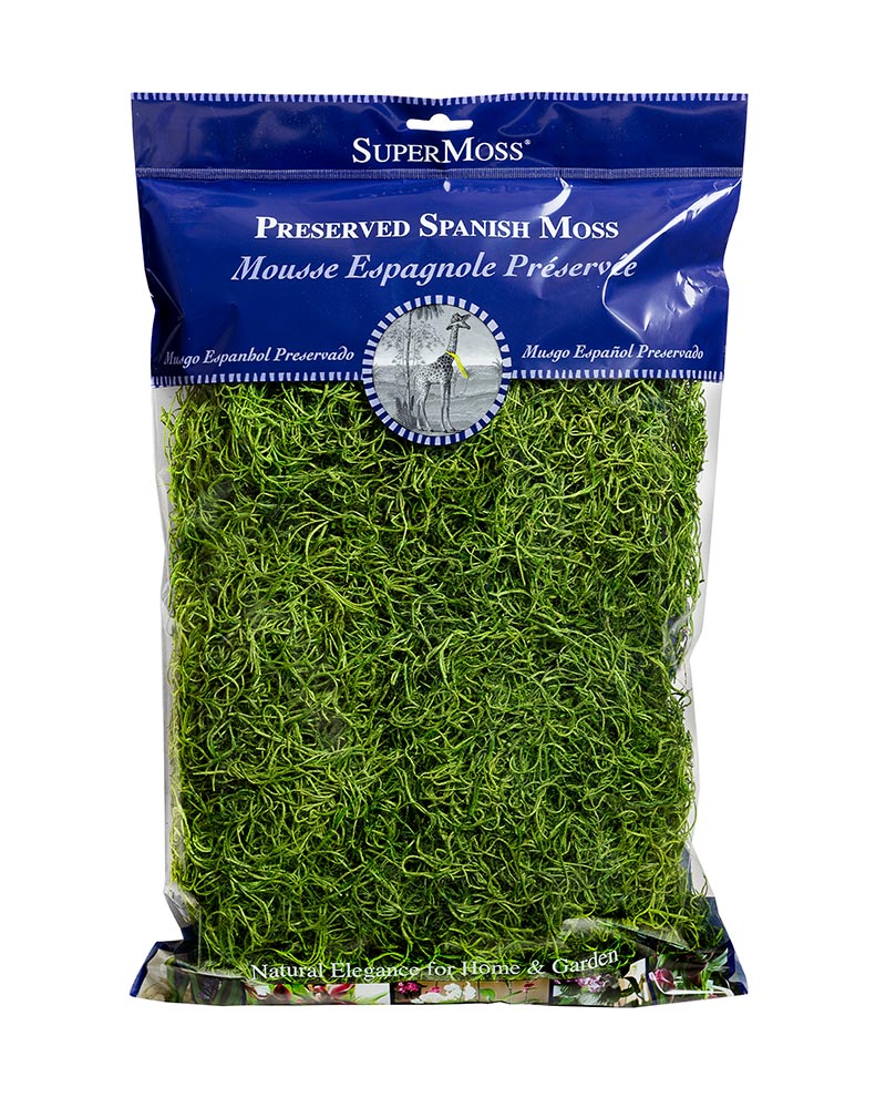 SuperMoss Grass Green Spanish Moss (325 Cubic Inches)