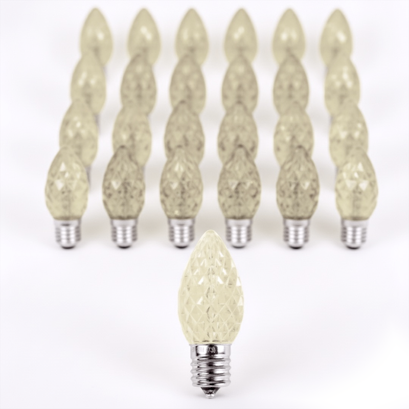 C9 LED Twinkle Bulbs (25 Pack)