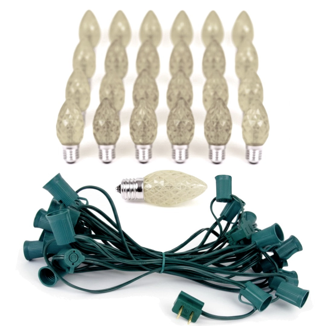 Faceted C9 String Light (25 Feet) – Garden Answer