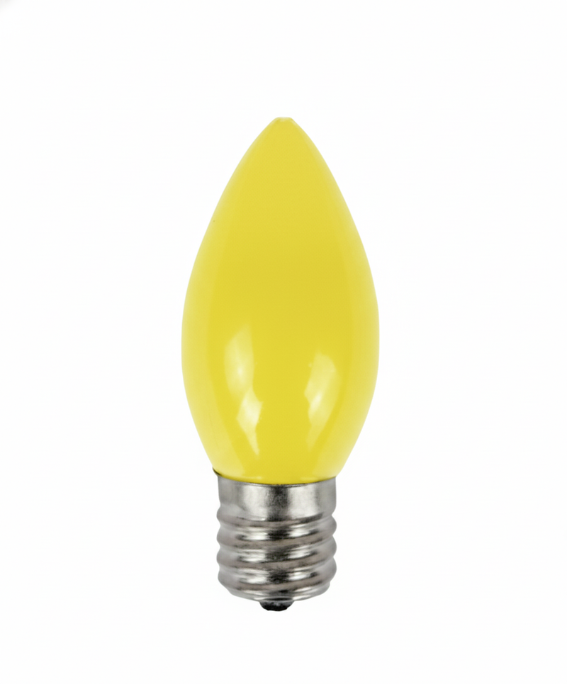 Shatterproof C9 LED Opaque Bulbs (25 Pack)