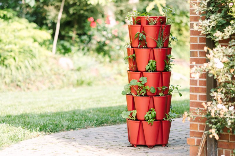 ask this old house vertical planter GreenStalk 5 Tier Original Vertical Planter (Basic Texture) — Garden Answer
