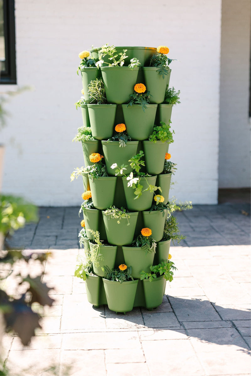 GreenStalk Evergreen 7 Tier Leaf Vertical Planter (Basic Texture)
