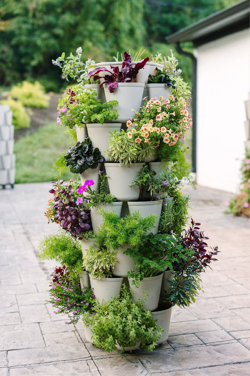 GreenStalk Evergreen 7 Tier Leaf Vertical Planter (Basic Texture)
