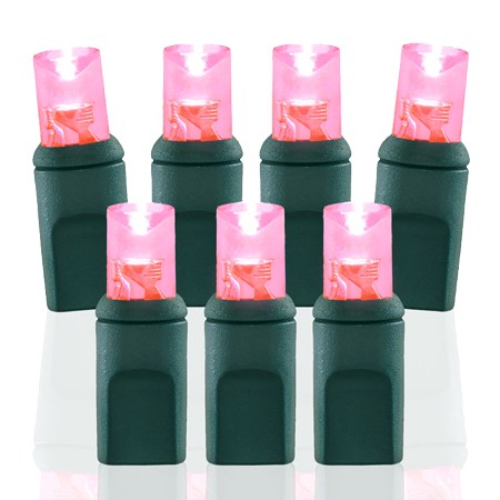 Pink LED Christmas Lights (100 Light)