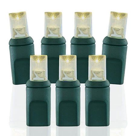 Warm White LED Christmas Lights (100 Light)