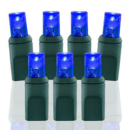 Blue LED Christmas Lights (100 Light)