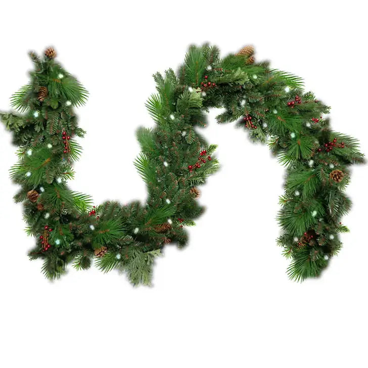 Woodland Blend Lighted Garland (9 feet)